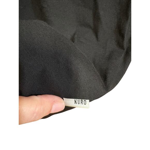 New NWT Takeshy Kurosawa Black Crewneck Embroidered Shoulder T Shirt - Medium - Picture 4 of 9